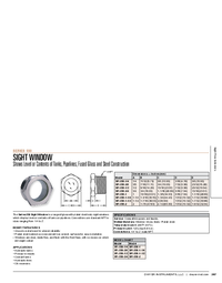 Thumbnail of document Data Sheet - Series 550 Sight Window